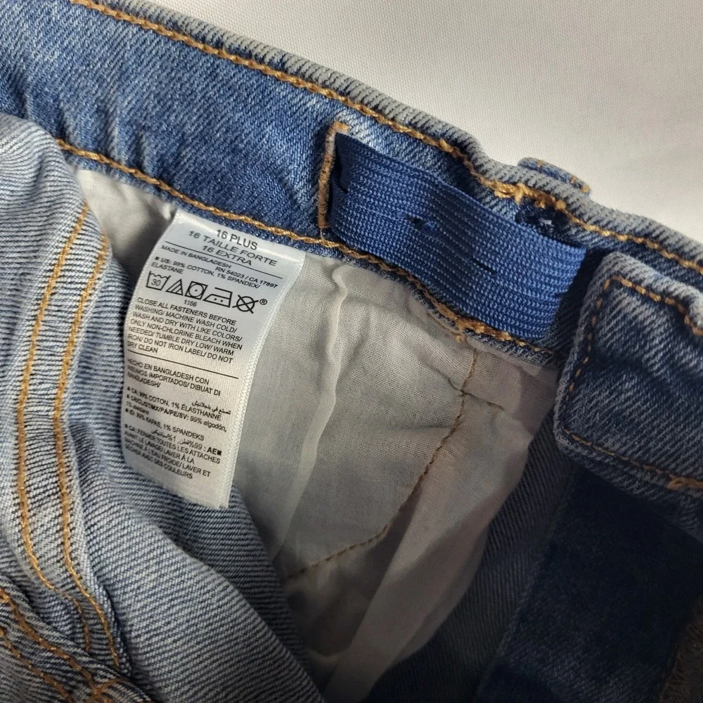 Old Navy High Rise‎ Flare Jeans Girls 16 Plus Medium Wash NWT